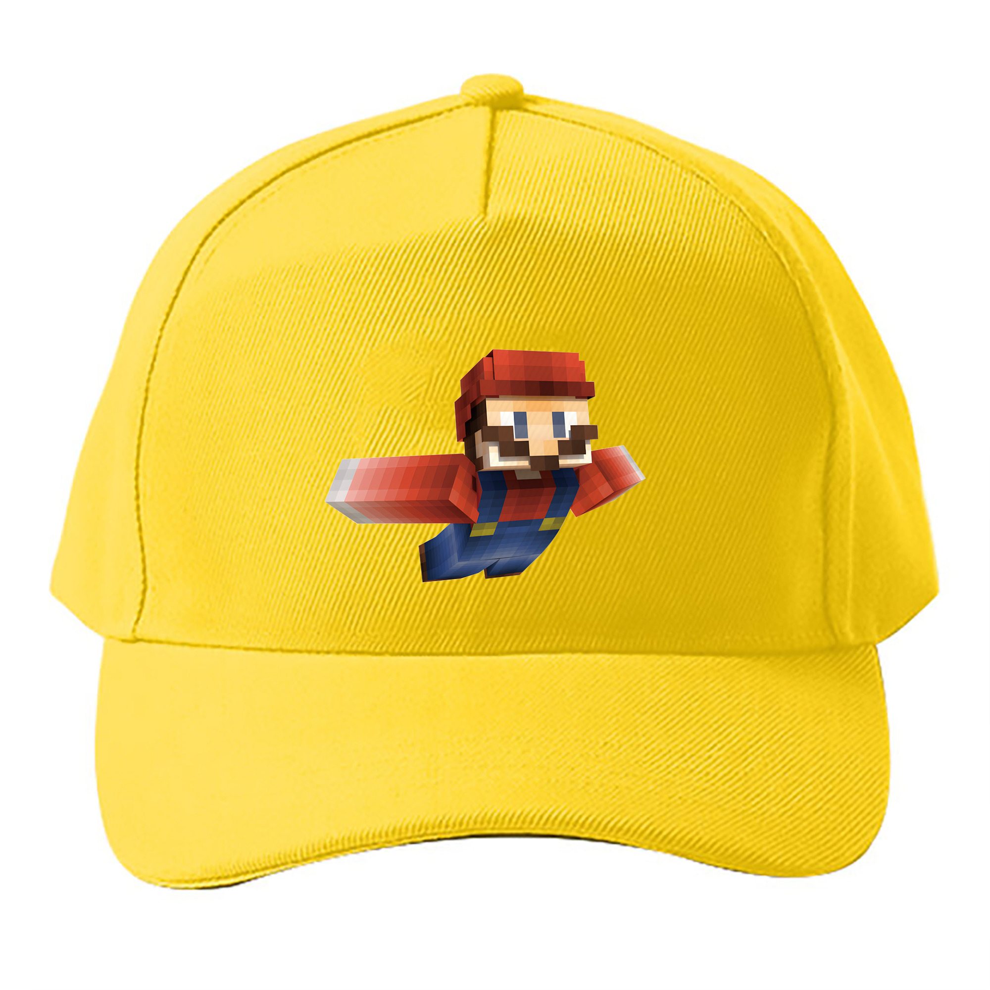 （画像用） マインクラフト ブロックの世界 Minecraft MC Block world ベースボールキャップ 綿100％ 男女兼用 帽子 スポーツ